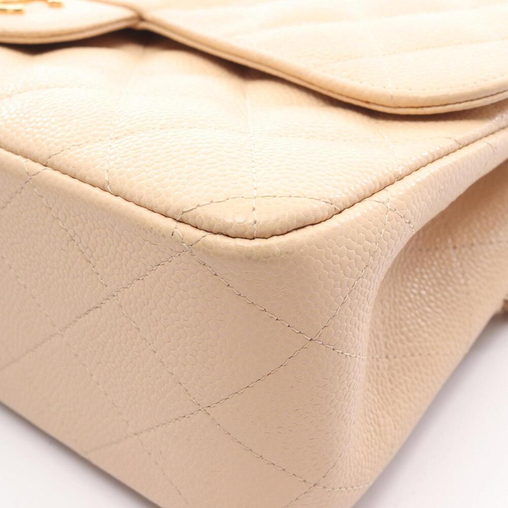 Chanel 30 Classic Large Double Flap Shoulder Bag/Handbag, Caviar Leather (Gra... - Picture 9 of 11